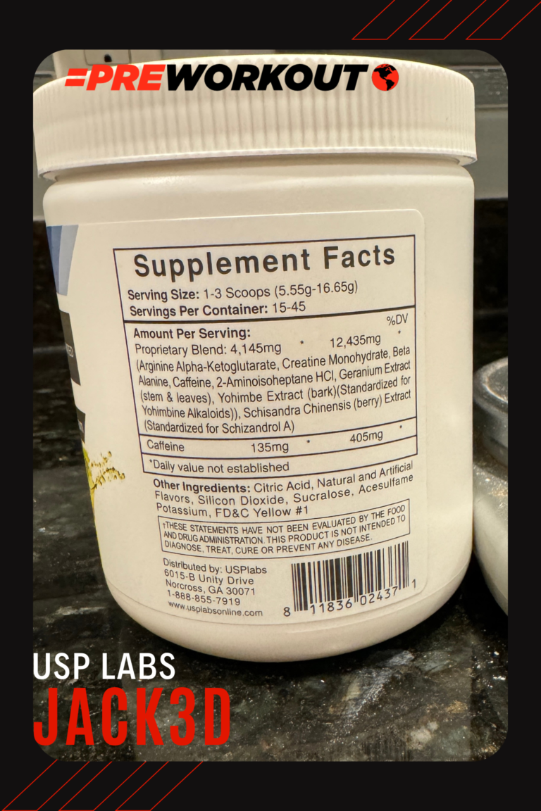 Jack3d PreWorkout Review PreWorkout World